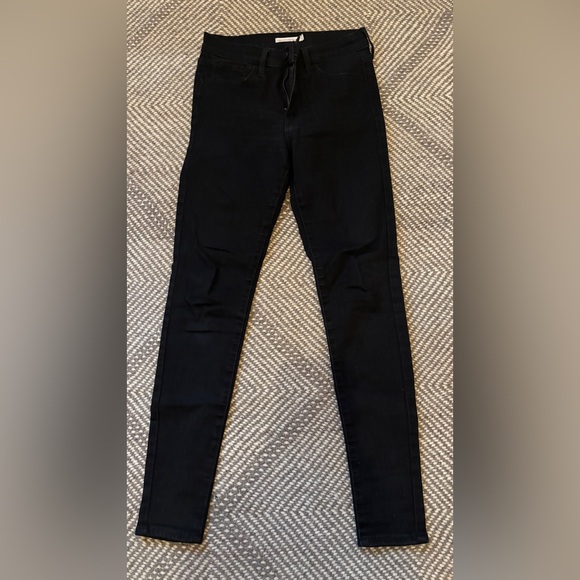 Levi’s 720 High Rise Super Skinny Black Jeans – Size 27 - Picture 3 of 6